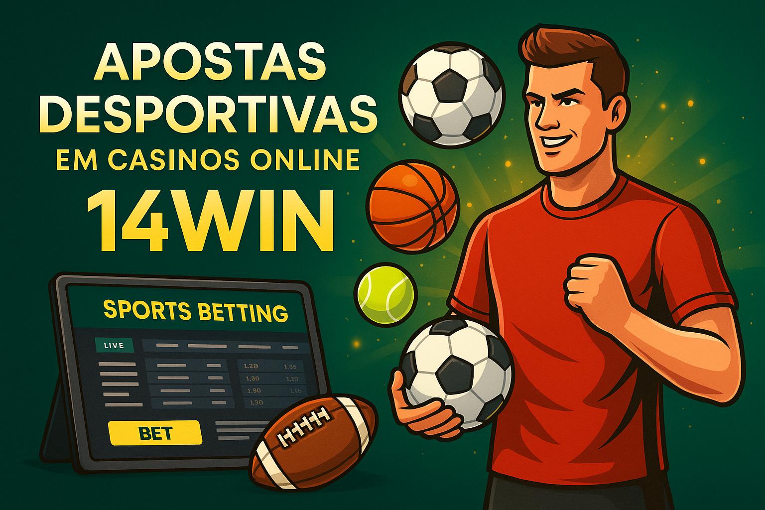 Apostas esportivas no cassino online 14WIN
